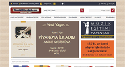Desktop Screenshot of muzikkitaplari.com